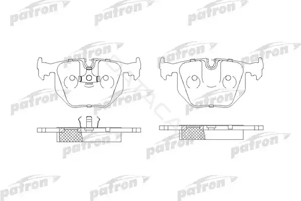 Тормозные колодки PATRON PBP857