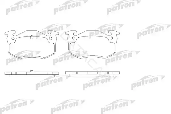 Тормозные колодки PATRON PBP877