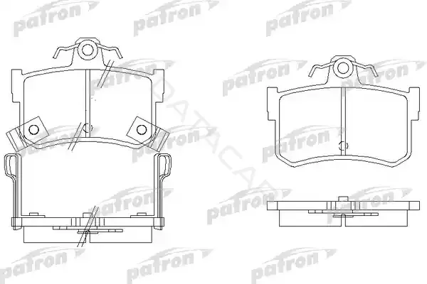 Тормозные колодки PATRON PBP917