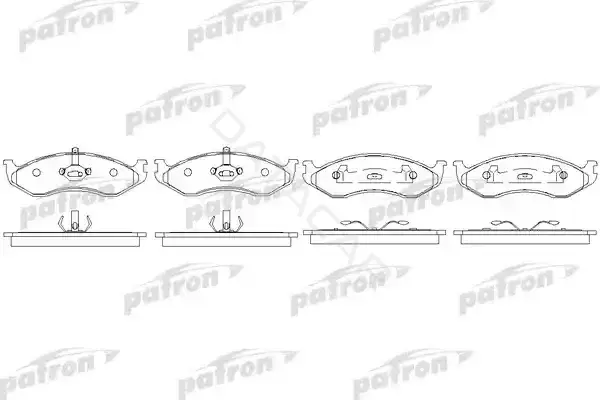 Тормозные колодки PATRON PBP929
