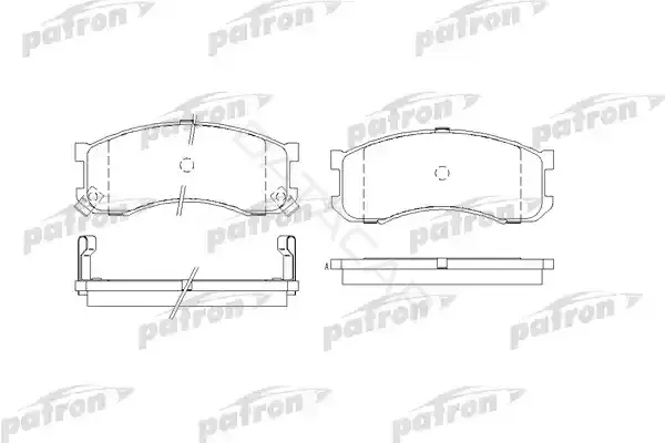Тормозные колодки PATRON PBP939