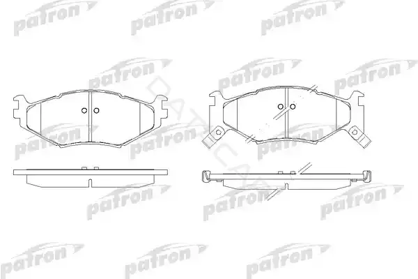 Тормозные колодки PATRON PBP977