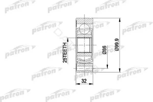 Шрус PATRON PCV1005