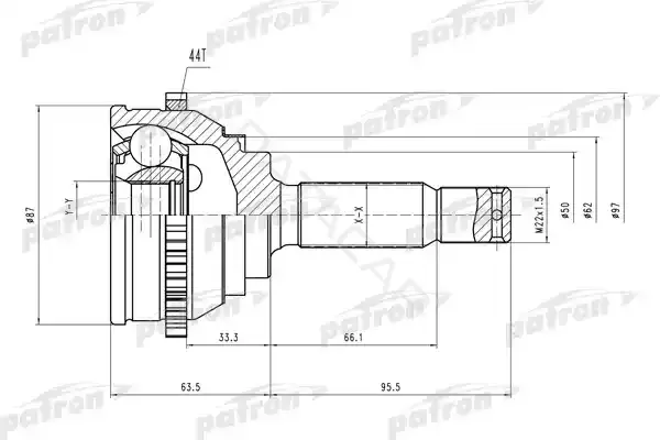 Шрус PATRON PCV1471