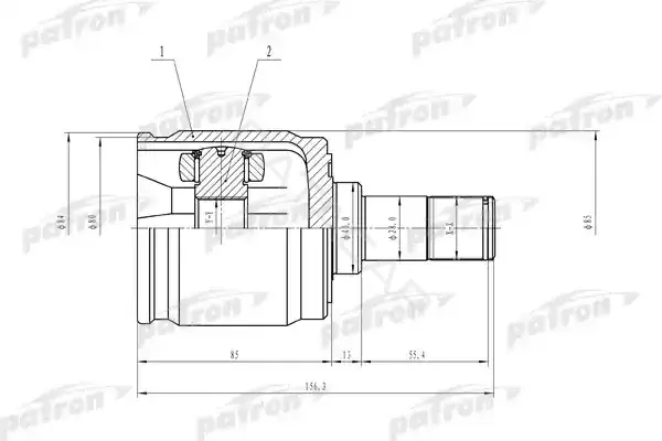 Шрус PATRON PCV3009