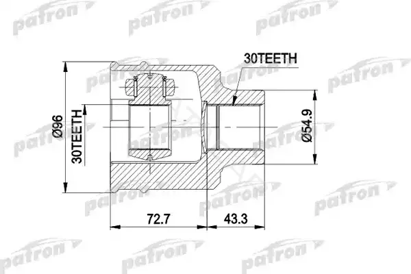 Шрус PATRON PCV5001