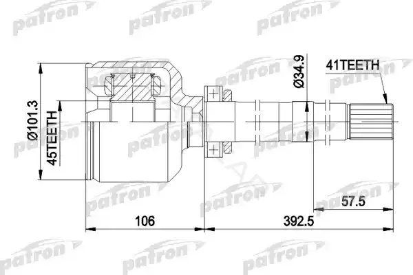 Шрус PATRON PCV5012