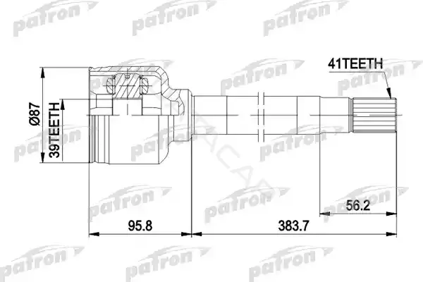 Шрус PATRON PCV5014