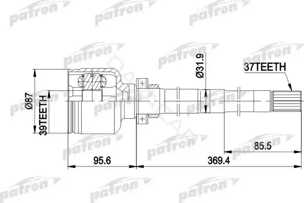 Шрус PATRON PCV5016