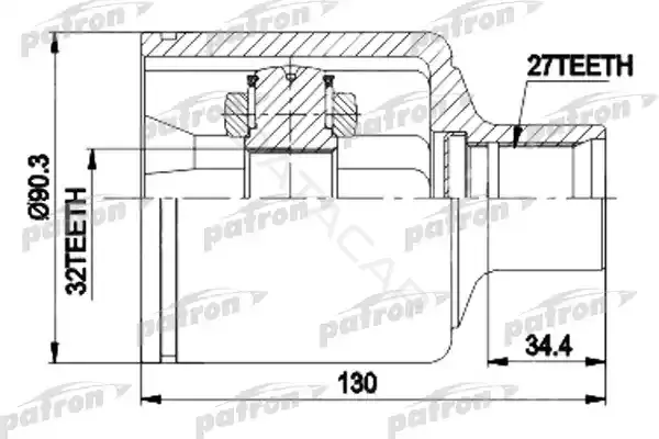 Шрус PATRON PCV9535