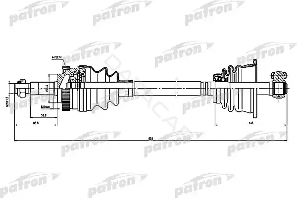 Шрус PATRON PDS1601