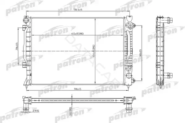 Радиатор охлаждения PATRON PRS3010