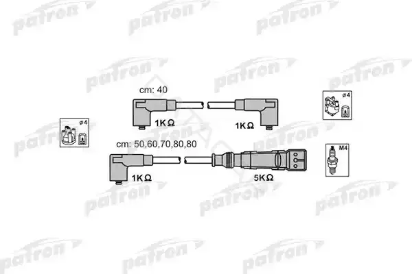 Высоковольтные провода PATRON PSCI1006
