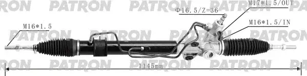 Рулевая рейка PATRON PSG3178