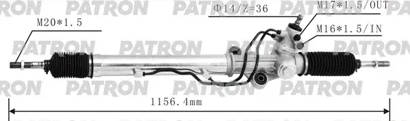 Рулевая рейка PATRON PSG3187