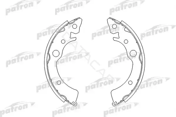 Барабанные колодки PATRON PSP219