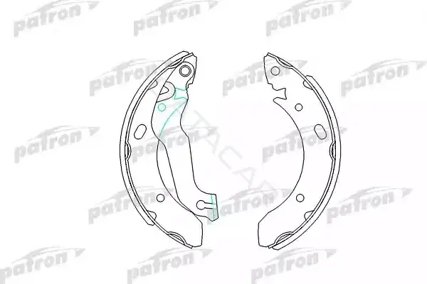 Барабанные колодки PATRON PSP319