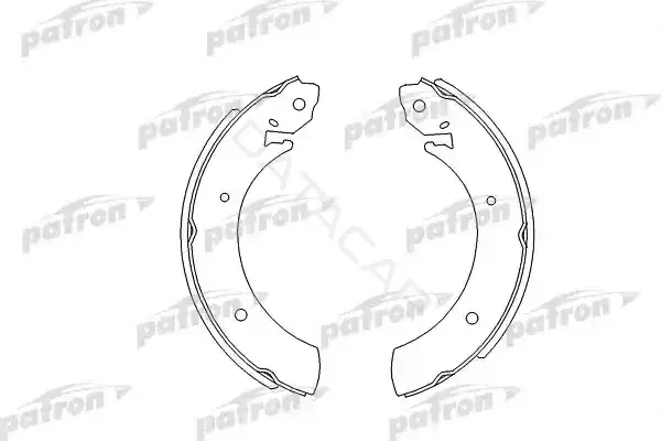 Барабанные колодки PATRON PSP361
