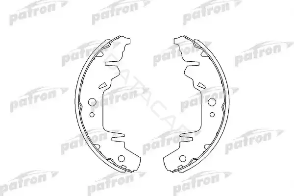 Барабанные колодки PATRON PSP568