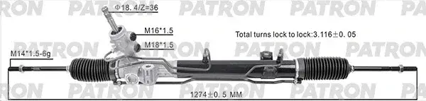 Рулевая рейка PATRON PSG1030