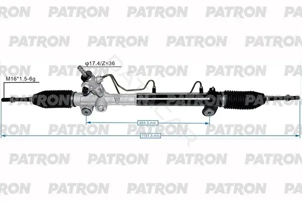 Рулевая рейка PATRON PSG1043