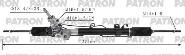 Рулевая рейка PATRON PSG3064