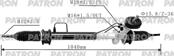 Рулевая рейка PATRON PSG3103