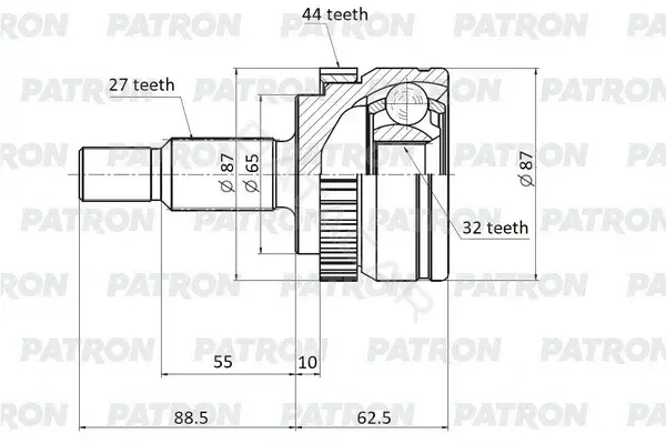 Шрус PATRON PCV1732