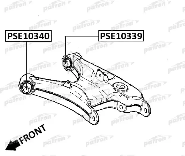 Сайлентблок рычага PATRON PSE10340