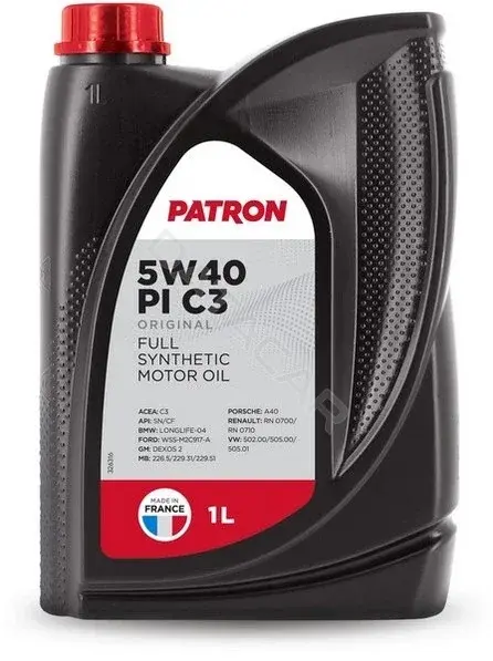 Масло моторное PATRON 5W40PIC31LORIGINAL