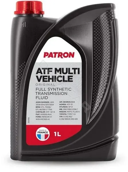 Масло трансмиссионное PATRON ATFMULTIVEHICLE1LORIGINAL