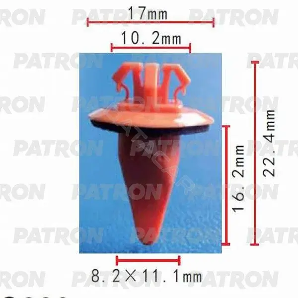 Клипсы, фиксаторы, зажимы PATRON P37-0013