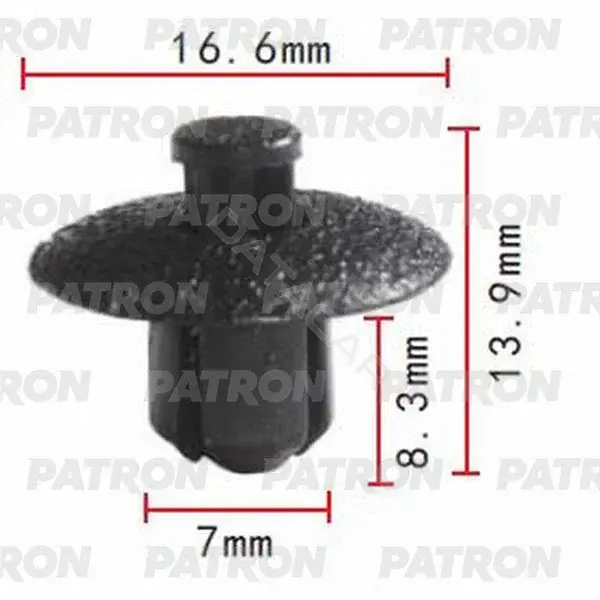 Клипсы, фиксаторы, зажимы PATRON P37-0031