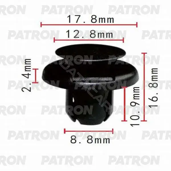 Клипсы, фиксаторы, зажимы PATRON P37-0048