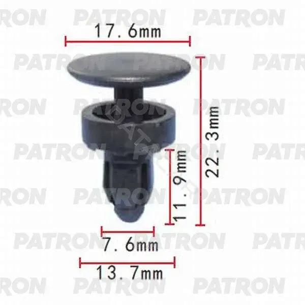 Клипсы, фиксаторы, зажимы PATRON P37-0049