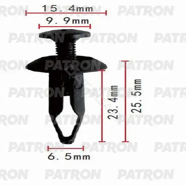 Клипсы, фиксаторы, зажимы PATRON P37-0058