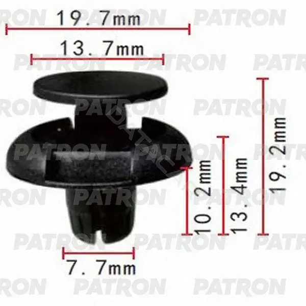 Клипсы, фиксаторы, зажимы PATRON P37-0075