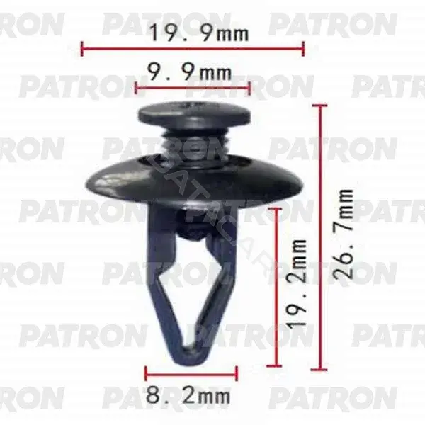 Клипсы, фиксаторы, зажимы PATRON P37-0079