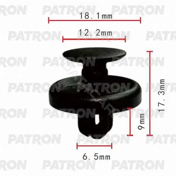 Клипсы, фиксаторы, зажимы PATRON P37-0083