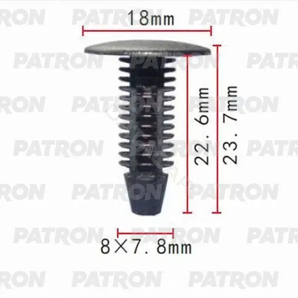 Клипсы, фиксаторы, зажимы PATRON P37-0085