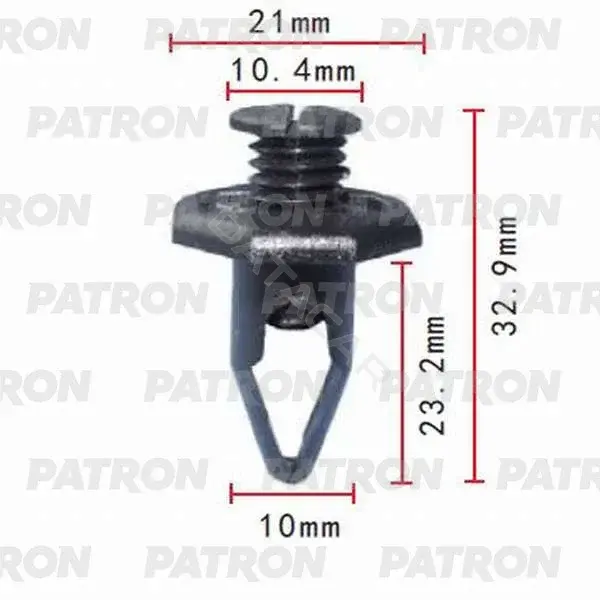Клипсы, фиксаторы, зажимы PATRON P37-0087