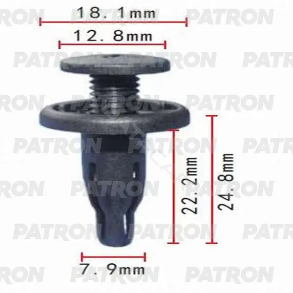 Клипсы, фиксаторы, зажимы PATRON P37-0088