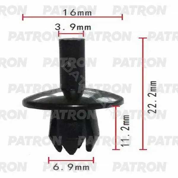 Клипсы, фиксаторы, зажимы PATRON P37-0094