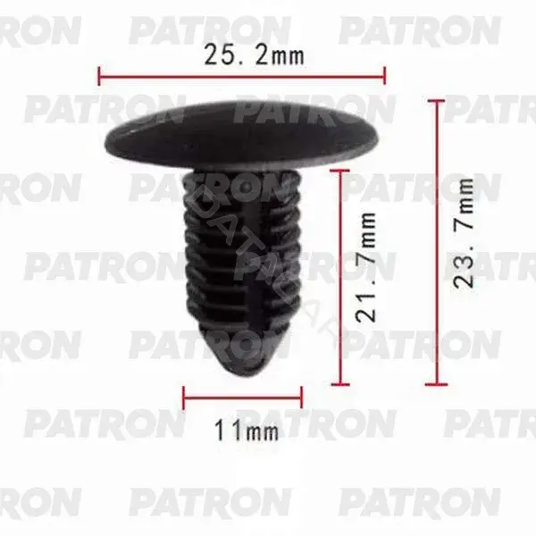 Клипсы, фиксаторы, зажимы PATRON P37-0096