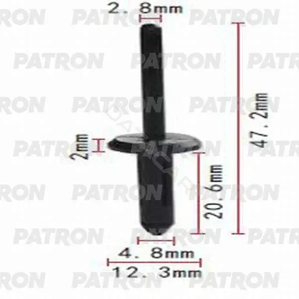 Клипсы, фиксаторы, зажимы PATRON P37-0097
