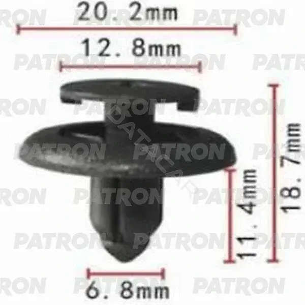 Клипсы, фиксаторы, зажимы PATRON P37-0109