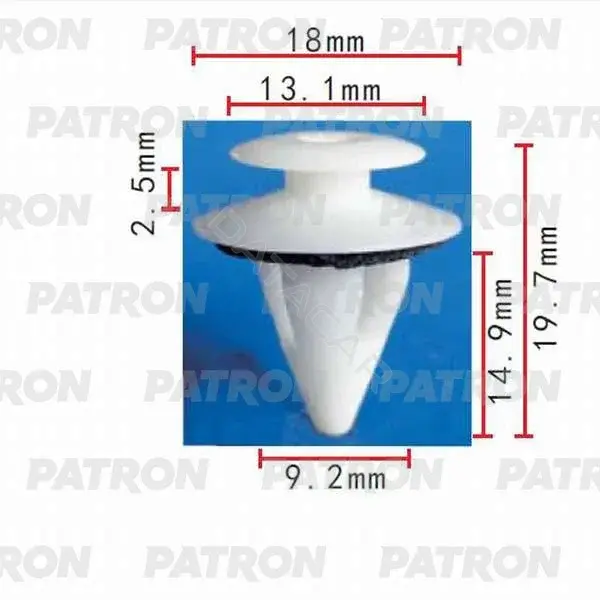 Клипсы, фиксаторы, зажимы PATRON P37-0111