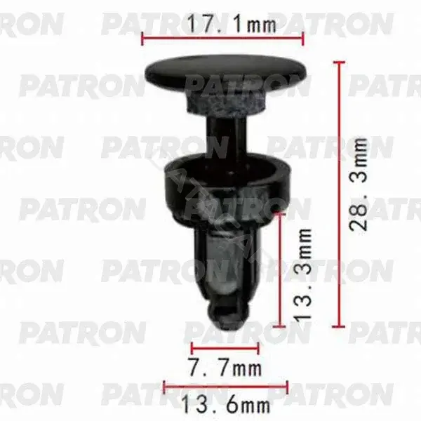 Клипсы, фиксаторы, зажимы PATRON P37-0113