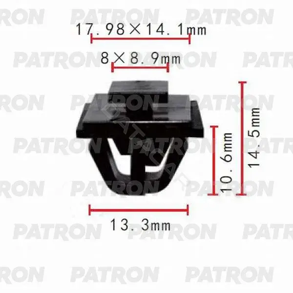 Клипсы, фиксаторы, зажимы PATRON P37-0117