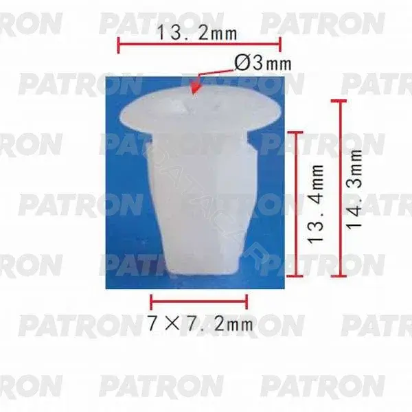 Клипсы, фиксаторы, зажимы PATRON P37-0120